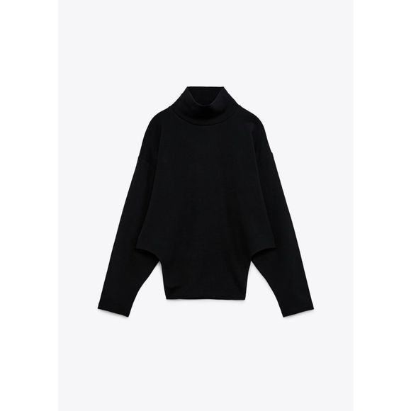 Zara Asymmetric Top Black Size M - Picture 4 of 6